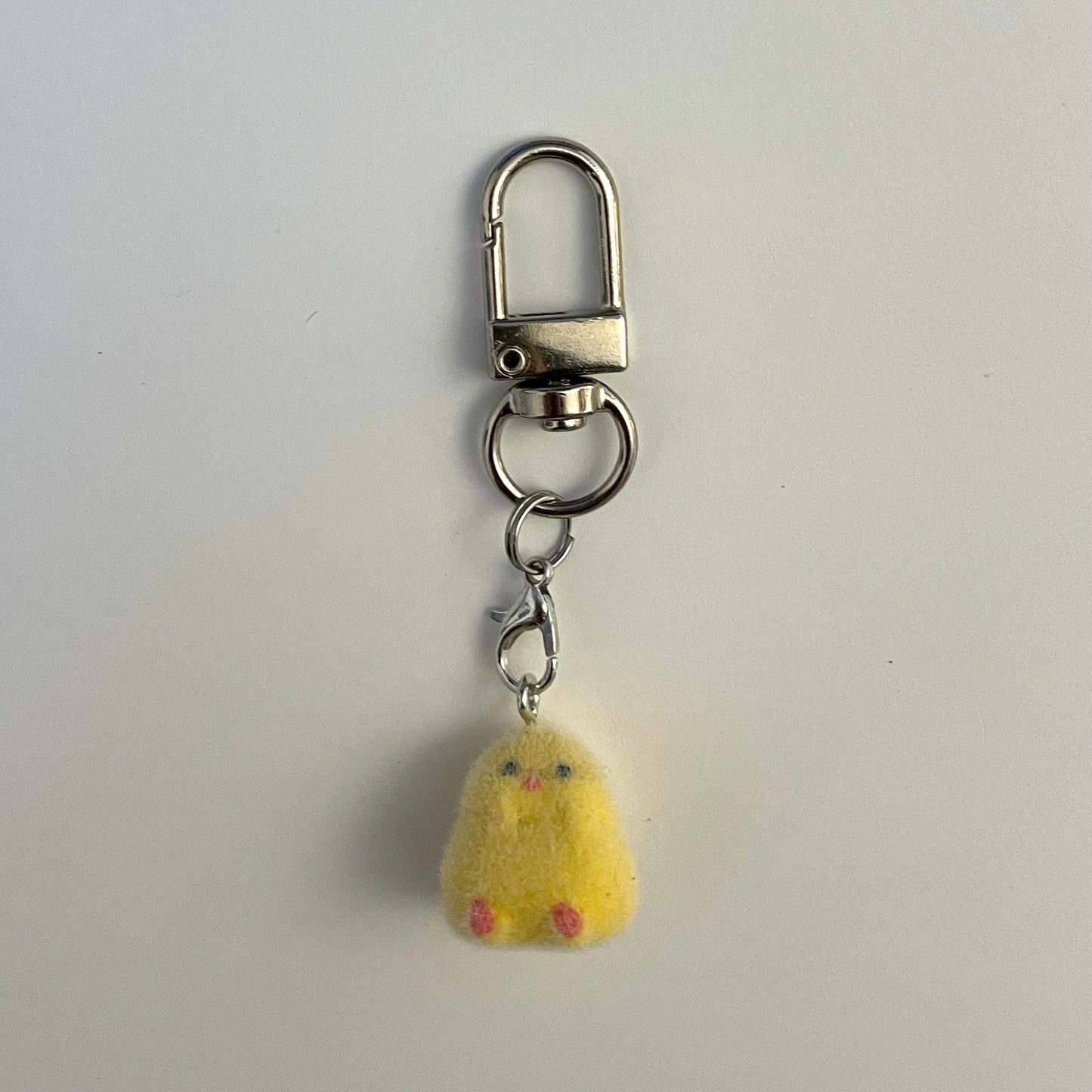Fuzzy Chick Keychain