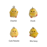 Fuzzy Chick Keychain