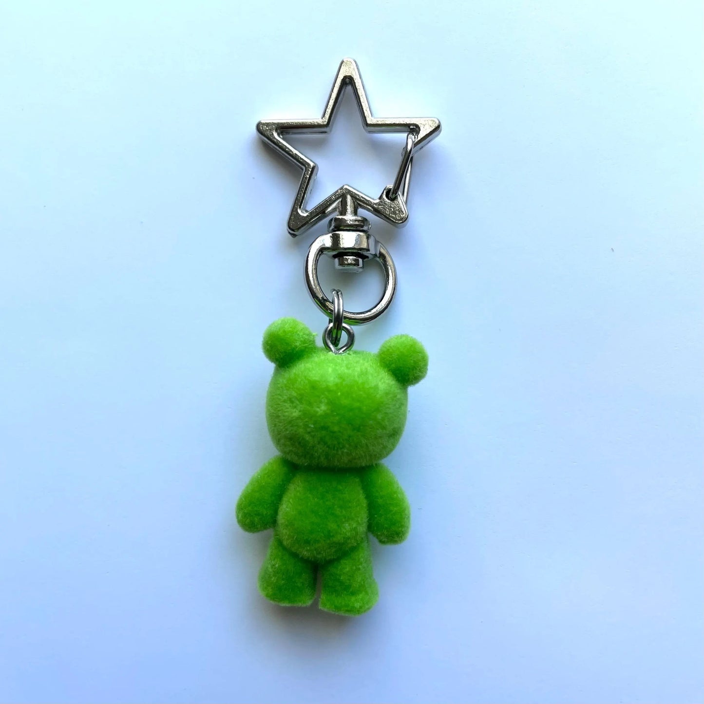 Fuzzy Frog Man Keychain