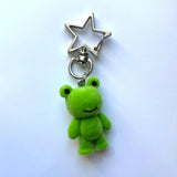 Fuzzy Frogman Keychain