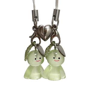 Matching Green Man Keychain Set