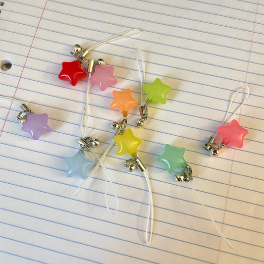 Resin Star Keychain - Set of 5