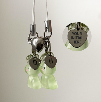 Green Man Keychain - Matching