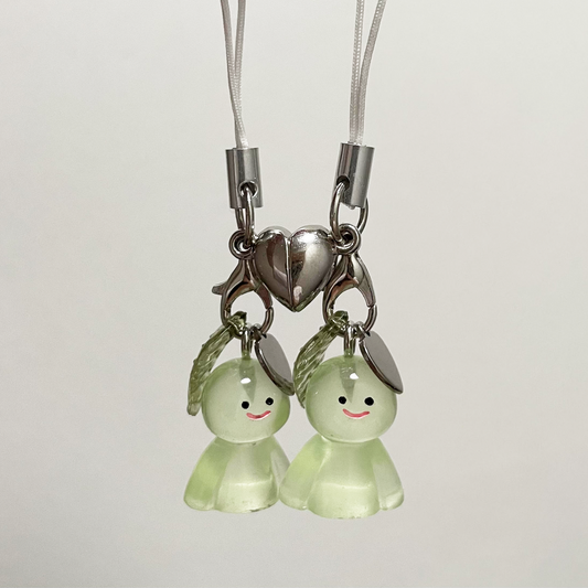 Green Man Keychain - Matching