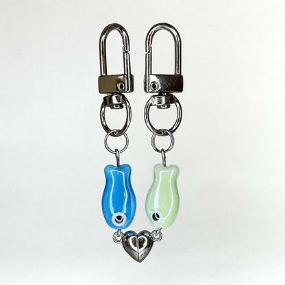 Ceramic Fish Keychain - Matching