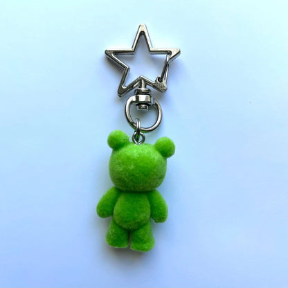 Fuzzy Frog Man Keychain