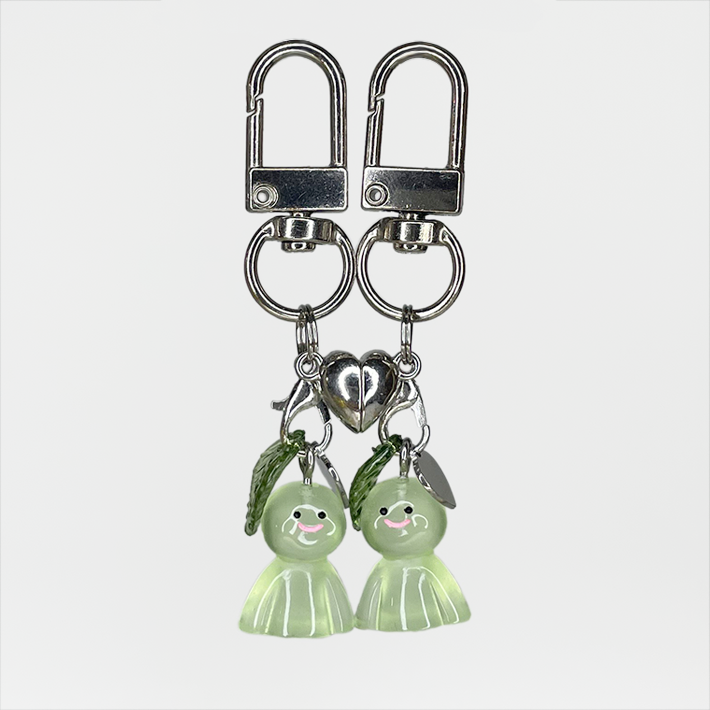 Green Man Keychain - Matching