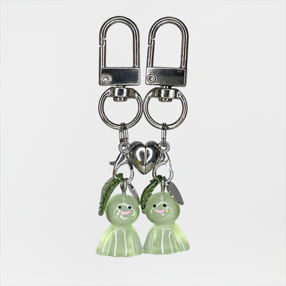 Green Man Keychain - Matching