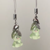 Matching Green Man Keychain Set