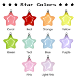 Resin Star Keychain (Set of 5)