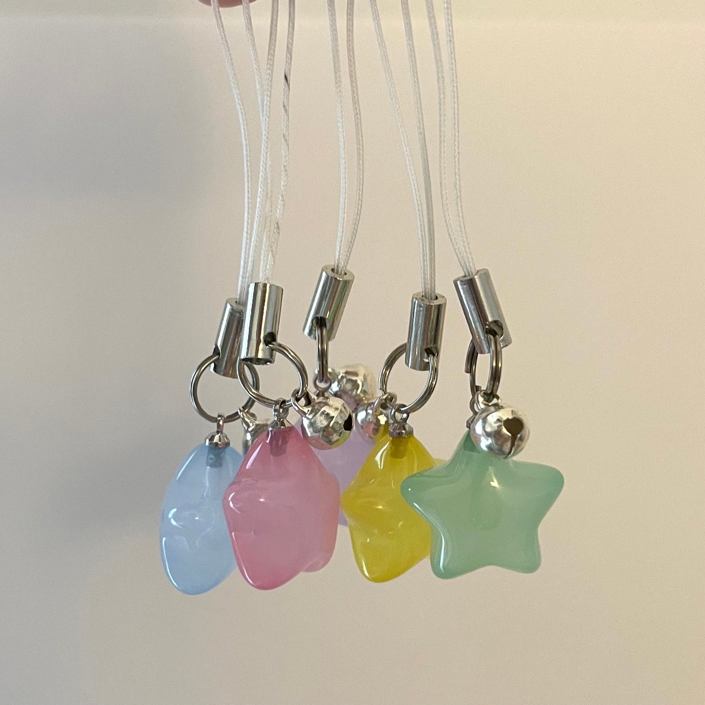 Resin Star Keychain - Set of 5