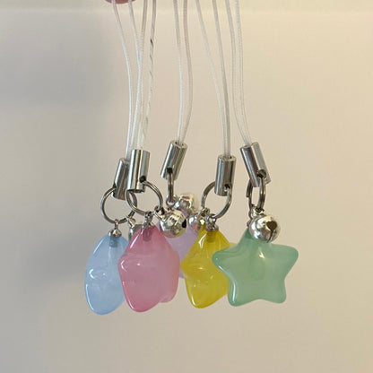 Resin Star Keychain - Set of 5