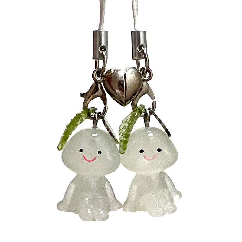 Matching Posing Man Keychain Set